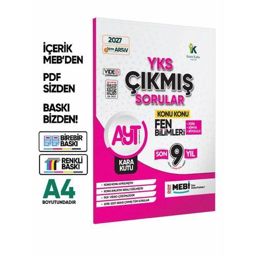 2027 YKS-AYT Sayısal Çıkmış Soru Bankası Kara Kutu 2’li Set Konu Konu Son 9 Yıl Video/PDF Çözümlü