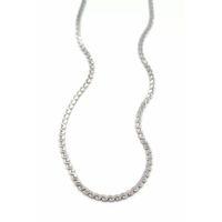 Ezme Zincir Sonsuzluk Kolye - Gümüş