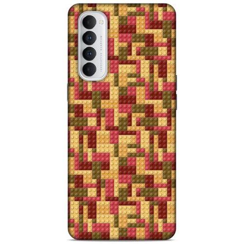 Lopard Oppo Reno 4 Pro Uyumlu Kılıf BloX (47) Crystal Flex Kılıf Kırmızı