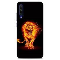 Lopard Xiaomi Mi A3 Uyumlu Kılıf FireX (20) Koruyucu Kılıf Ateşli Aslan