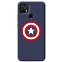 OPPO Oppo A15 Kılıf HD Desen Baskılı Arka Kapak - Captain!