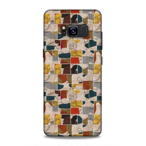 Samsung Galaxy S8 Uyumlu Kılıf Romans (9) Kılıf Sarı Lacivert