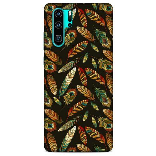 Huawei P30 Pro Kılıf Desenli Özel Seri Tüyler (9) Kılıf