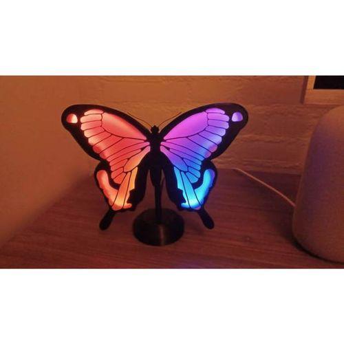 Neopixel Kelebek WLED ile (Bu ürün Sadece Plastik parçadır - Almadan Önce Soru Sorabilirsiniz)