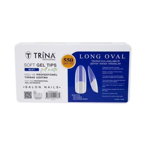 Soft Jel Takma Tırnak - Long Oval (Full Mat) 550' Li - 26