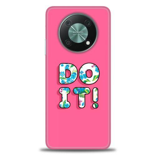 Huawei Nova Y90 Kılıf HD Baskılı Kılıf - Do It + Tam Ekran Koruyucu