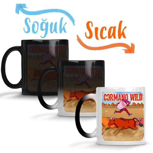 Cormano Wild Sunset Riders Sihirli Kupa Bardak Porselen