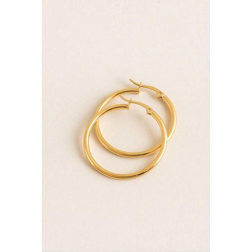 Halka Lüks Çelik Küpe 3 cm