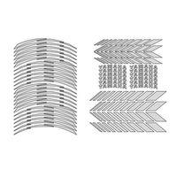 YAMAHA Yamaha Reflektör Beyaz Uyumlu Racing Şerit