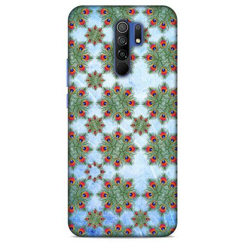 Xiaomi Redmi 9 Kılıf Desenli Özel Seri Tüyler (24) Darbe Emici Kılıf