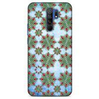 Xiaomi Redmi 9 Kılıf Desenli Özel Seri Tüyler (24) Darbe Emici Kılıf