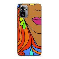 Xiaomi Redmi Note 10S Uyumlu Kılıf Face'X 5 Koruma Kabı Pembe Ruj