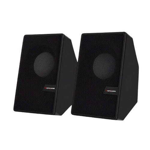 Siyah USB 2.0 + 3.5mm USB Hoparlör