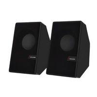 Siyah USB 2.0 + 3.5mm USB Hoparlör