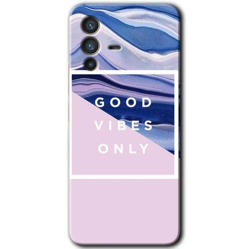 Vivo V23 5G Kılıf HD Desen Baskılı Arka Kapak+Temperli Cam - Good Vibes