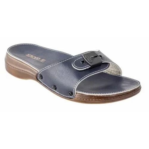 Ceyo 6500ı Mınellı Lacivert Ortopedik Kadın Terlik