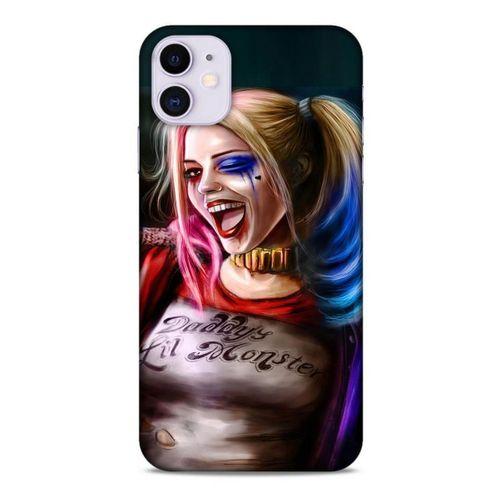 Apple Iphone 11 Uyumlu Kılıf Harley Quinn (8) Baskılı Kılıf Siyah