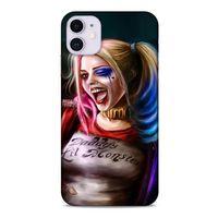 Apple Iphone 11 Uyumlu Kılıf Harley Quinn (8) Baskılı Kılıf Siyah