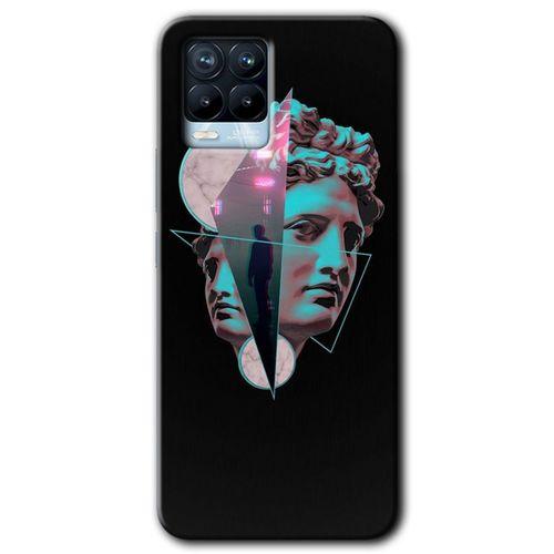 Potkal Hediye Fabrikası Realme 8 Pro Kılıf HD Desen Baskılı Arka Kapak - Heykel