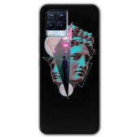 Potkal Hediye Fabrikası Realme 8 Pro Kılıf HD Desen Baskılı Arka Kapak - Heykel