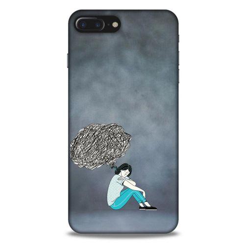 Apple Iphone 8 Plus Kılıf Depresyon (5) Koruma Kabı Fuşya