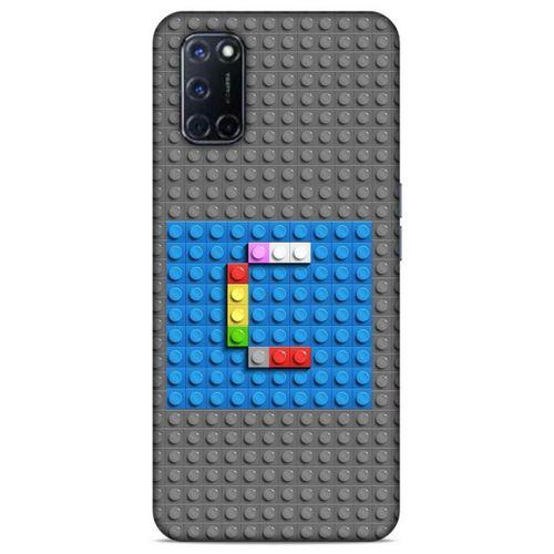 Lopard Oppo A92 Uyumlu Kılıf BloX (13) Silikon Kap C Harfi