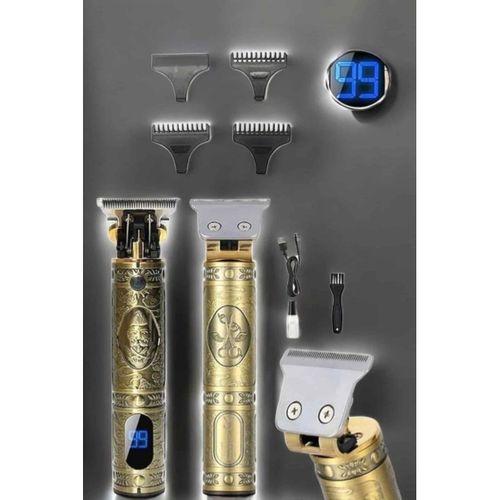 Tıraş Makinesi Şarjlı Profesyonel Saç Kesme Makinesi Gold Çizik Tıraş