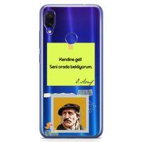 Xiaomi Redmi Note 7 Kılıf Caps Özdemir Asaf Arka Kapak Koruma Desenli Full Koruyucu