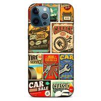 Retro (19) Desen Kılıfları Renkli Apple iPhone 12 Pro Max Kılıf