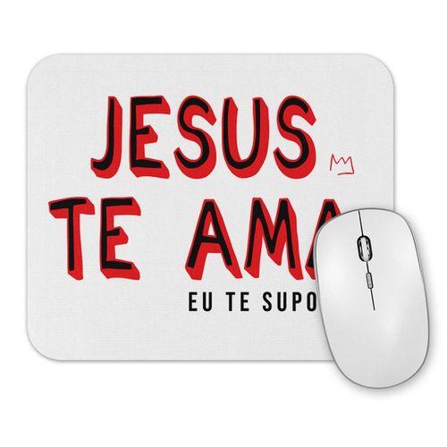 Lion Jesus Te Ama Mouse Pad