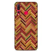 Lopard Huawei P Smart Z Uyumlu Kılıf Wood'X (40) Fit Silikon Kılıf Desenli