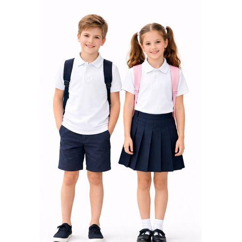 Erkek Kız Çocuk Polo Yaka Kısa Kollu Tişört BGL-ST05505