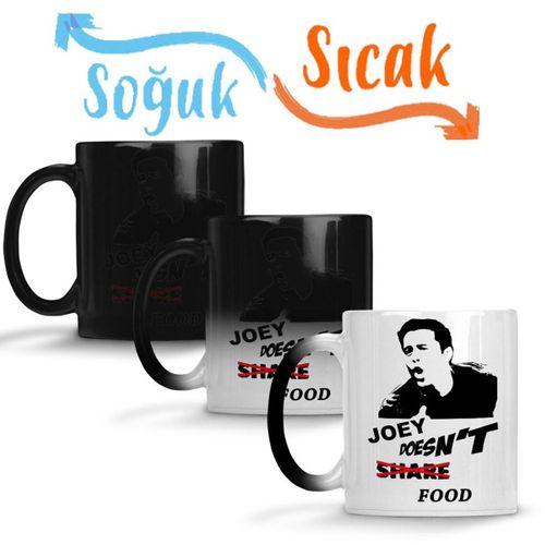 Joey Series De Tv Anos 90 Friends Sihirli Kupa Bardak Porselen
