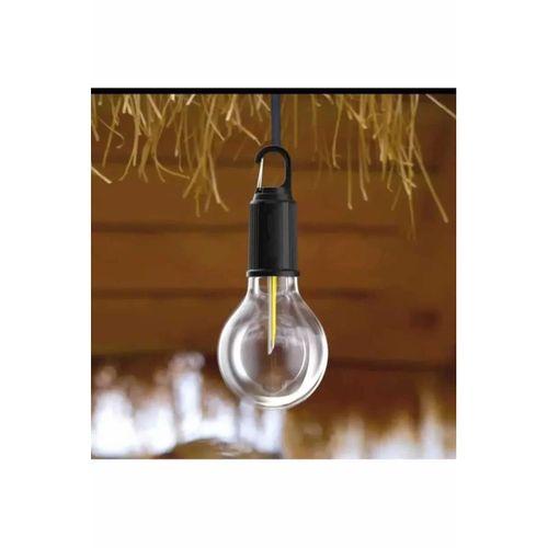 Taşınabilir Şarjlı Led Ampül Outdoor Kamp Bahçe Lambası 10w Askılı Kırılmaz Led Işık