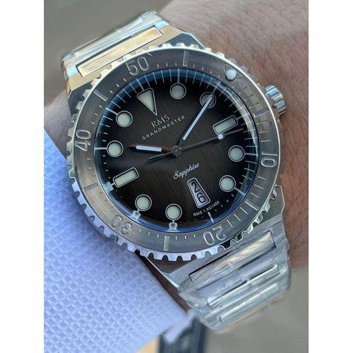 RMS Romanson Çelik Kordon Sapphire Camlı Kararmaz Renk Atmaz 10 Atm Erkek Kol Saati AG1480.02