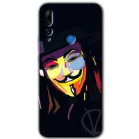 Potkal Hediye Fabrikası Huawei Y9 Prime 2019 Kılıf HD Desen Baskılı Arka Kapak - Vendetta