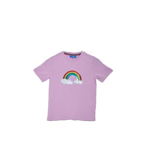 ALEXANDERGARDI PUL PAYET GÖKKUŞAĞI DESENLİ ÇOCUK T-SHİRT (C22-90600)