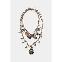 2'li Uçlu Kolye Kolye - Altın