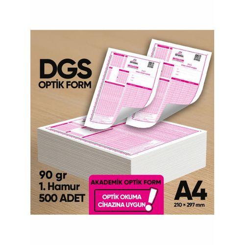 DGS Akademik Değerlendirme Optik Formu (500 Adet - 90 gr - Optik Okuma Cihazlarıyla Uyumlu)
