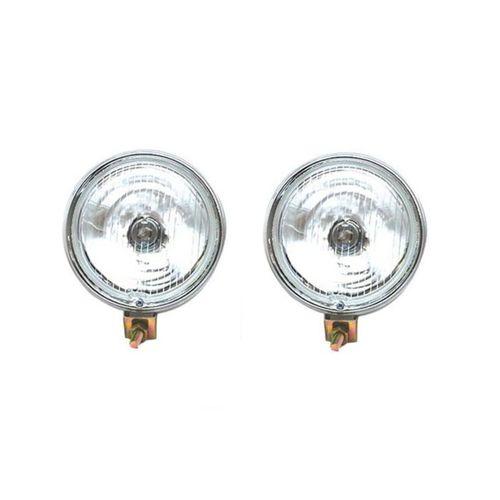 Sis Lambası Beyaz Büyük Oben Yuvarlak 16 Cm Off Road Sis Farı 2 Adet 12v