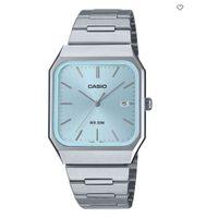 Casio MTP-B185D-2A2VDF Quartz Çelik Gri Turkuaz Kadran 33 mm Erkek Kol Saati