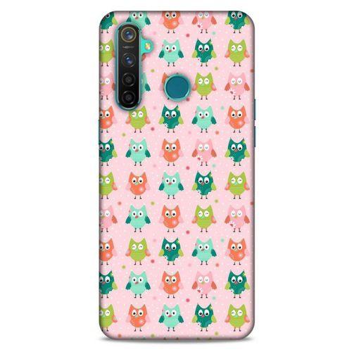 Baykuşlar (44) Desenli Silikon Kapak Telefon Kabı Oppo Realme 5 Pro Kılıf