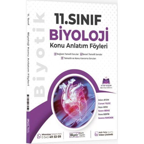 11. Sınıf Biyoloji Konu Anlatım Föyleri Biyotik Yayınları
