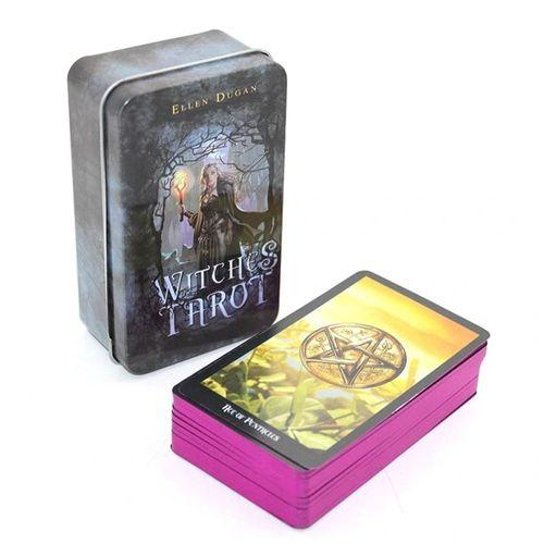 By Ellen Dugan Witches (cadı) Metal Kutulu Tarot Kartı Alk2815