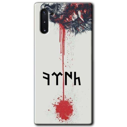 Potkal Hediye Fabrikası Samsung Galaxy Note 10 Kılıf HD Desen Baskılı Arka Kapak - Kan Uykusu
