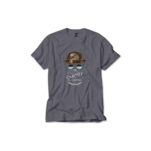 Cabinet Of Curiosities Logo Renkli Tişört Sarı Renkli