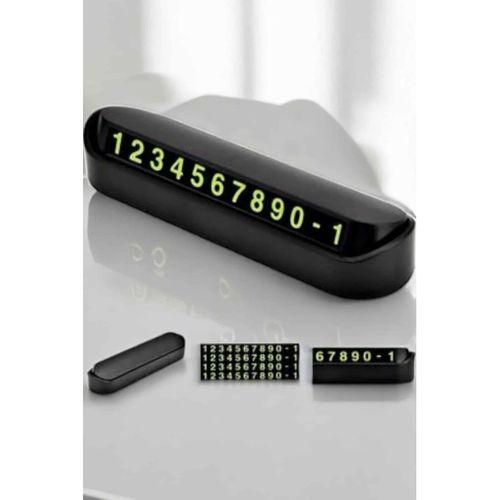 Araba Park Numaratörü Araç İçi Numaralık Değiştirilebilir Çevirmeli Mini