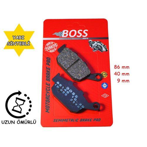 HONDA Arka Fren Disk Balatası Boss Fa140 Cbr 250(87-94) 500R(2013-2016) Xl 700 Yamaha Xj 6(2009-2013)