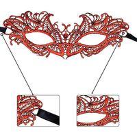 Kırmızı Dantel Masquerade Maskesi
