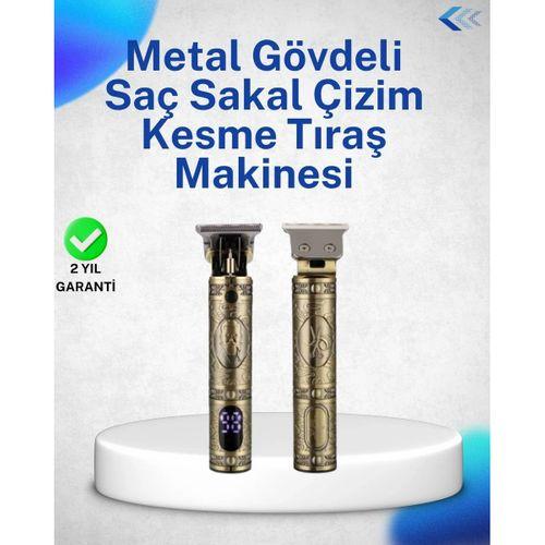 Dayanıklı Çelik Kafa Ve Güçlü Motorlu Saç Sakal Makinesi